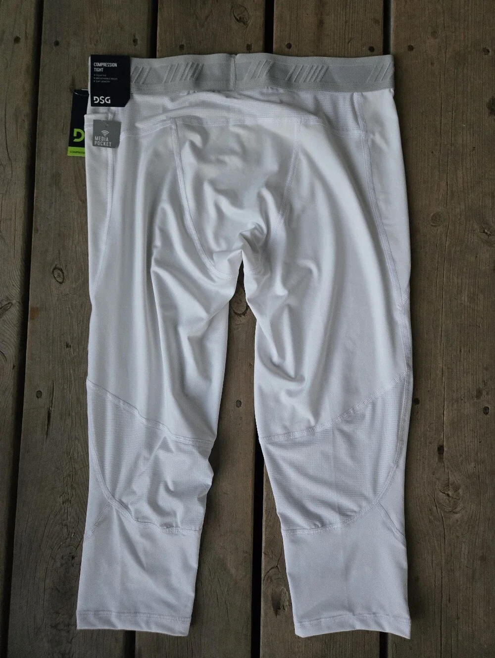 Brand new!! NWT DSG breathable white compression tight leggings size large